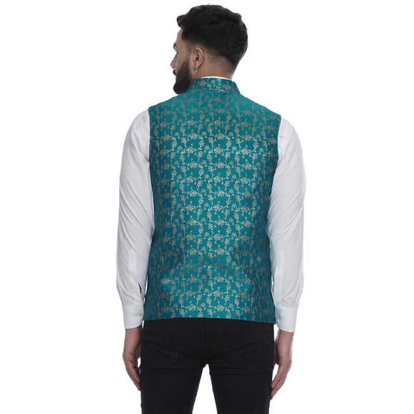 Veera Paridhaan  Banarasi Printed Nehru Jacket