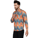 Veera Paridhaan Men's Cotton Printed Full Sleeve Short kurta-42