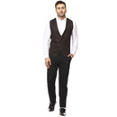 Veera Paridhaan Striped Round Neck Sleeveless Cotton Poly Waist Coat-14