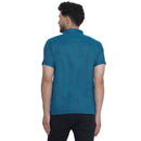 Veera Paridhaan Solid Rayon Half Sleeve Short Kurta for Men-4