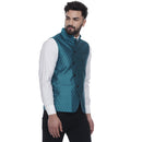 Veera Paridhaan  Jacquard Printed  Silk Nehru Jacket-42