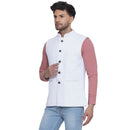 Veera Paridhaan Jacquard Printed Nehru Jacket for Men-5