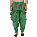 Veera Paridhan Ethnic Solid Green Dhoti for Men-1