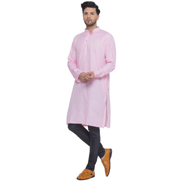 Veera Paridhaan Solid Cotton Long Kurta for Men