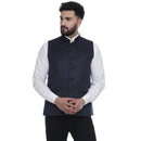 Veera Paridhaan Solid  Suede Velvet  Nehru Jacket-3