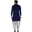 Veera Paridhaan Men's Rayon Side Pattern Full Sleeve long Straight kurta-37