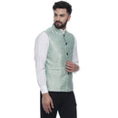 Veera Paridhaan  Banarasi Printed Nehru Jacket-2