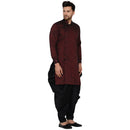 Veera Paridhaan Men's Rayon Side Pattern Full Sleeve long Straight kurta-19
