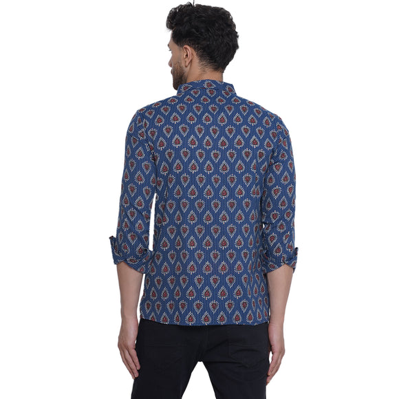 Veera Paridhaan Sanganeri Printed Shirt for Men