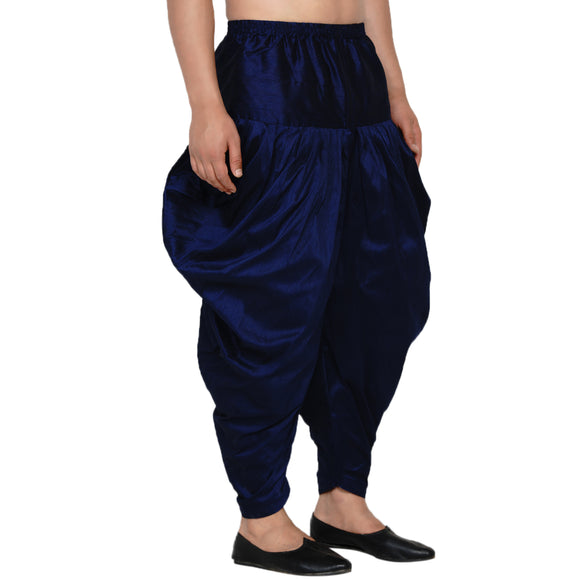 Veera Paridhan Ethnic Solid Navy Blue Dhoti for Men
