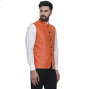 Veera Paridhaan  Jacquard Printed  Silk Nehru Jacket-32