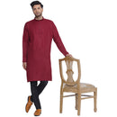 Veera Paridhaan Solid Cotton Long Kurta for Men-25