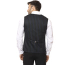 Veera Paridhaan Striped Round Neck Sleeveless Cotton Poly Waist Coat-10