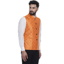 Veera Paridhaan  Jacquard Printed  Silk Nehru Jacket-39