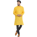 Veera Paridhaan Solid Cotton Long Kurta for Men-16