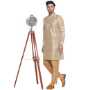 Veera Paridhaan Printed Jacquard Long Kurta for Men-15