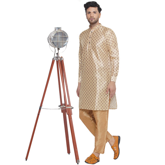 Veera Paridhaan Printed Jacquard Long Kurta for Men