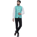 Veera Paridhaan  Jacquard Printed  Silk Nehru Jacket-91