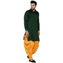 Veera Paridhaan Men's Rayon Side Pattern Full Sleeve long Straight kurta-12