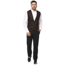Veera Paridhaan Striped Round Neck Sleeveless Cotton Poly Waist Coat-13