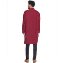 Veera Paridhaan Solid Cotton Long Kurta for Men-24