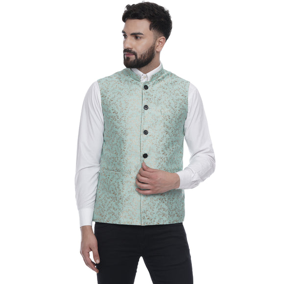 Veera Paridhaan  Banarasi Printed Nehru Jacket
