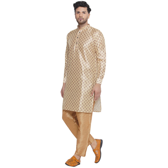 Veera Paridhaan Printed Jacquard Long Kurta for Men