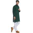 Veera Paridhaan Solid Rayon Long Kurta for Men-12