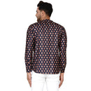 Veera Paridhaan Men's Cotton Printed Full Sleeve Short kurta-30