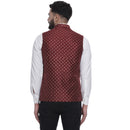 Veera Paridhaan  Jacquard Printed  Silk Nehru Jacket-75