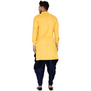 Veera Paridhaan Men's Rayon Side Pattern Full Sleeve long Straight kurta-42