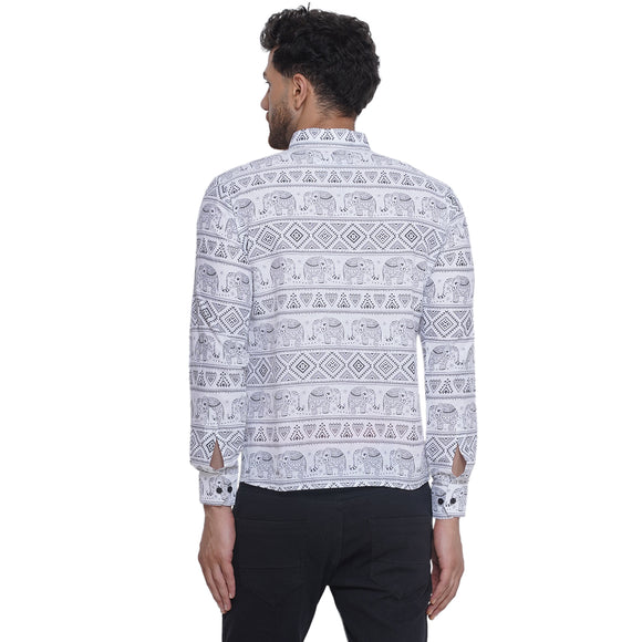 Veera Paridhaan Sanganeri Printed Short Kurta for Men