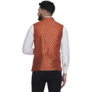 Veera Paridhaan  Jacquard Printed  Silk Nehru Jacket-87