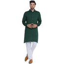 Veera Paridhaan Solid Rayon Long Kurta for Men-11