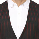 Veera Paridhaan Striped Round Neck Sleeveless Cotton Poly Waist Coat-17