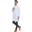 Veera Paridhaan Solid Cotton Long Kurta for Men-27