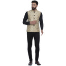 Veera Paridhaan  Jacquard Printed  Silk Nehru Jacket-78