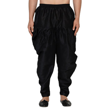 Veera Paridhan Ethnic Solid Black Dhoti for Men