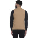 Veera Paridhaan Brown Quilted Nehru Jacket-4