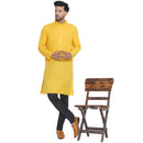 Veera Paridhaan Solid Cotton Long Kurta for Men-20