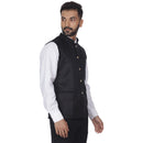 Veera Paridhaan Solid  Suede Velvet  Nehru Jacket-10