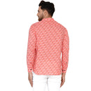 Veera Paridhaan Men's Cotton Sanganeri Printed Full Sleeve Short kurta-52