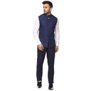 Veera Paridhaan Plain Chinese Collar Sleeveless Cotton Poly Nehru Jacket-63