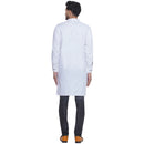 Veera Paridhaan Solid Cotton Long Kurta for Men-30
