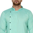 Veera Paridhaan Men's Rayon Side Pattern Full Sleeve long Straight kurta-51