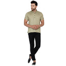 Veera Paridhaan Men's Rayon Half Sleeve Short kurta-52