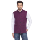 Veera Paridhaan Rayon Sequence Nehru Jacket for Men-1