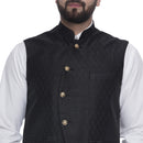 Veera Paridhaan  Jacquard Printed  Silk Nehru Jacket-79