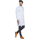 Veera Paridhaan Solid Cotton Long Kurta for Men-28