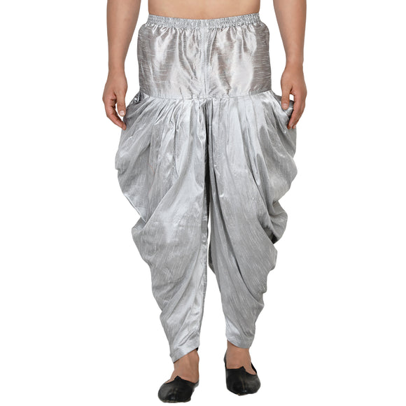 Veera Paridhan Ethnic Solid Grey Dhoti for Men